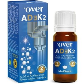 Resim Dr. Over A -D3 K2 Vitaminleri içeren Takviye Edici Gıda 20 ML 