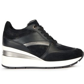 Resim Geox Kadın Siyah Zosma Dolgu Topuk Sneaker D368la085tcc9999 