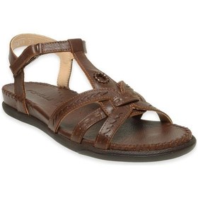 Resim Forelli 22309 Lupin-g Taba Kadın Comfort Deri Sandalet 6779 Çok Renkli 