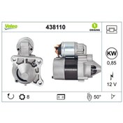 Resim VALEO 438110 Mars Motoru 12V 8 Dis 0.8 Kw Renault Clio II 1.4 99-07 / Laguna 1.6 16V 05 / Scenic 1.6 16V 05-5+4 (WR618137) 