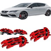 Resim SEAT LEON FR KIRMIZI 4-LÜ KALİPER KAPAGI 