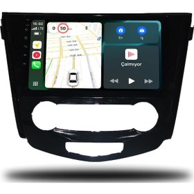 Resim Martechno Nissan X-trail 2014-2021 Manuel Klima Uyumlu Android Multimedya 4gb Ram 32gb Hafıza 