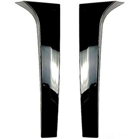 Resim Tenfowee Mercedes Glk X204 Arka Yan Cam Spoiler Kanat - Siyah Abs Malzeme, Yapışkan Bantlı, Kolay Montaj 