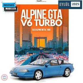 Resim 1:18 1990 Renault Alpine GTA V6 Turbo Alpine Metal 
