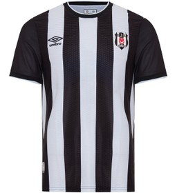 Resim Beşiktaş Lisanslı Çubuklu Yetişkin Umbro Forma - L 