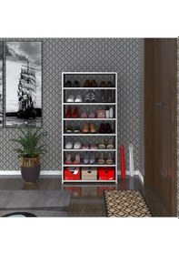 Resim Kenzlife Ayakkabılık Goya Gri 140 70 30 Arkalıksız Ayakkabı Ofis Dolabı İki Bölme Diğer 