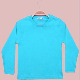 Resim Panios Kids 3'lü Düz 0 Yaka Uzun Kol Unisex Çocuk Turkuaz-gri-bordo Sweatshirt Çok Renkli 