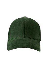 Resim Uniquetrenders Unisex Vegan Süet Şapka Haki Yeşil 
