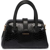 Resim Siyah Deri Kadın El Çantası - S25Y1BC80442-D7J 