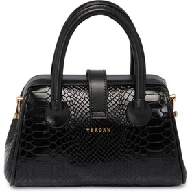 Resim Siyah Deri Kadın El Çantası - S25Y1BC80442-D7J 