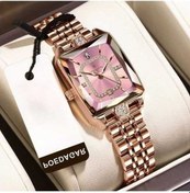 Resim Fastbuy Poedagar Rose Altın Mavi Kadran Gül Pembe Saat 3atm Kuarz Kordon Altın Takı Altın 