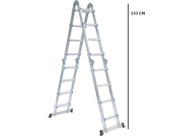 Resim Beykon Çok Amaçlı 4,70 M Geniş Basamaklı Alüminyum Merdiven 