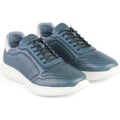 Resim Lıbero 3401 Mavi Hakiki Deri Yeni Sezon Yazlık Erkek Ayakkabı Mavi 