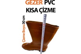 Resim Gezer Krep Kısa Çizme Siyah Tabanlı 45 Numara 