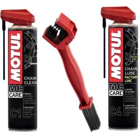 Resim Motul C1 & MOTUL C4 Zincir Temizleme Fırçası Hediye 