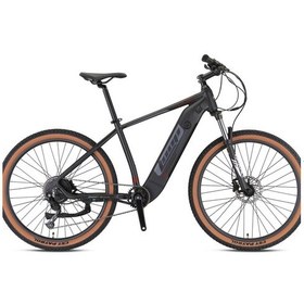 Resim Kron Loop Explorer 27,5" Jant E-mtb 18' Kadro 9 Vites Elektrikli Dağ Bisikleti Siyah Kırmızı Siyah - Kırmızı 