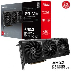 Resim Prime AMD Radeon RX 9060XT 8GB PRIME-RX9060XT-O8G-GAMING GDDR6 128Bit DX12 Gaming (Oyuncu) Ekran Kartı 
