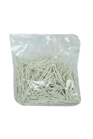 Resim Mestore Bağlama Teli Tel Klips Pvc Kaplamalı Beyaz 500 Gr Takribi 500 Adetli 1 Paket - OEM458-10713 