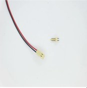 Resim 2,54mm 2 Pin 2510 Kablolu Dişi Konnektör + 180D Erkek PCB Tipi 30cm - 0,50mm 