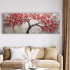 Resim Bükülen Kırmızı Ağaç - 140x50 
