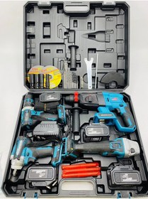 Resim Dawreek 4'lü Set (somun Sıkma Şarjlı Kırıcı Spral Çelik Mandrel 