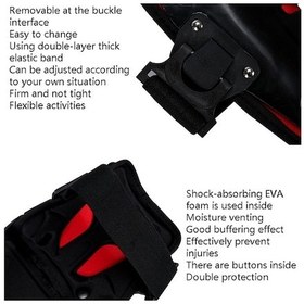 Resim Jokmae Siyah Açık Hava Düşme Önleyici Diz Pedi Diğer 