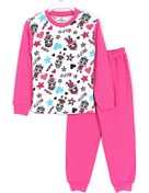 Resim DobaKids Kız Çocuk Lol Bebekler Baskılı Pijama Takımı Pembe 