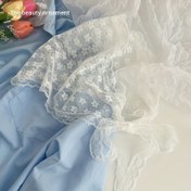 Resim Şık Fransız Vintage Çiçek Desenli Dantel Eşarp - Hafif, Nefes Alabilen ve Güneşten Koruyucu, Yaz Gezileri İçin İdeal, Günlük Aksesuar, Elde Yıkanabilir veya Profesyonel Kurutma Yıkama, Günlük Aksesuar | Çiçek Desenli Eşarp | Zarif Dantel Kumaş, Eşarp 