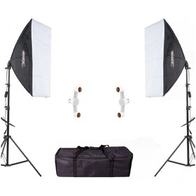 Resim PDX 2'li Set 2 Duylu Ampulsüz Softbox 