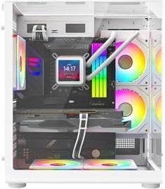 Resim TURBOX Tx8563 Ryzen 7 5700X 32GB 1TB NVMe RTX3050 23.8 200Hz Oyuncu Oem Paket 