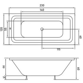 Resim Shower Poleterıa Özel Küvet 120 X 230 CM 
