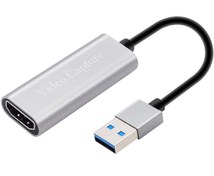 Resim Schitec USBA to HDMI Video Capture Video Kayıt Ekran Aktarma Gri 