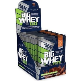 Resim Big Joy Big Whey Go Protein 458 Gr 15 Saşe (Aroma Seçenekli) 