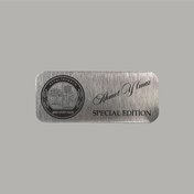 Resim CRF Kişiye Özel Mercedes Affeltarbach Metal Etiket 3x7 cm Arkası Yapışkanlı 1 Adet 