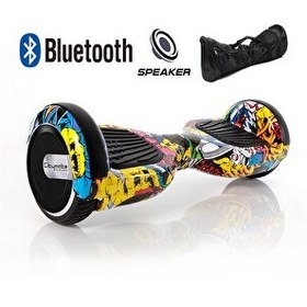 Resim Citymate KYK1001A Akıllı Dengeli Elektrikli Kaykay Scooter Hoverboard - Hover Kart - Çanta Full Paket Desen 3 