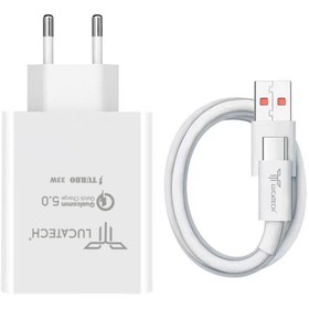 Resim Lucatech Huawei Super Charge Şarj Aleti 33w 
