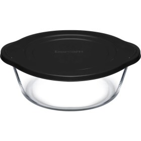 Resim Borcam Kapaklı Tencereler 840 cc T Plastik Kapak Siyah Kapak 