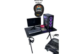 Resim Hey Modüler Mobilya Heygaming2 Profesyonel Oyuncu Masa Siyah 110 cm 