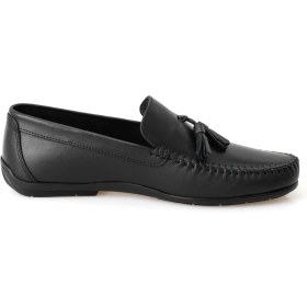 Resim Desa Brendan Siyah Erkek Deri Loafer 
