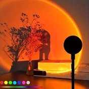 Resim USB Güçlü Mini Güneş Batışı Lambası, 7 Renk Seçeneği, Düğme Ayarı, Mükemmel Halloween ve Noel Süslemeleri için, Düğme Ayarı Işık Kaynağı, Festivite İdeal, Festivite İdeal, Halloween Süslemeleri|Canlı LED Ekranı|USB Güçlü Işık, Halloween Süslemesi 