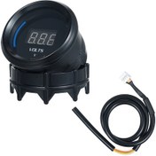 Resim Geeroyoo 52mm 12v Dijital Voltmetre Mavi Led Ekran - Araç Kamyon Deniz Akü İzleyici Su Geçirmez Kolay Montaj Kiti Göstergesi Jzr-gy 