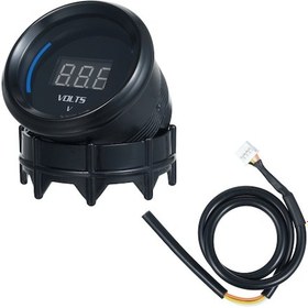 Resim Geeroyoo 52mm 12v Dijital Voltmetre Mavi Led Ekran - Araç Kamyon Deniz Akü İzleyici Su Geçirmez Kolay Montaj Kiti Göstergesi Jzr-gy 