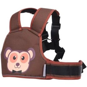 Resim Globalpurchase Çocuk Koltuğu Emniyet Kemeri Elektrikli Motosiklet Çocuk Koltuğu Düşmeye Dayanıklı Emniyet Kemeri -kahve 