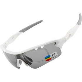 Resim Jzcat Bisiklet Gözlükleri Bisiklet Gözlükleri Erkek Ve Kadın Maraton Gözlükleri - Beyaz Gri 