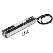 Resim DORAX 19" 2u 9'lu Schuko Kabinet Grup Prizi (pdu)-16a Sigortalı 
