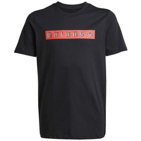 Resim Adidas Siyah Çocuk T-shirt Tee Jy2822 Siyah 