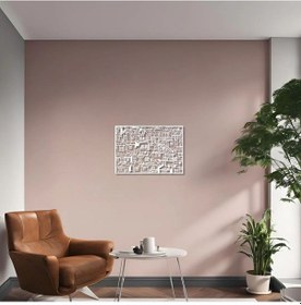 Resim Şık Metal Tablo Mahalle Neighbourhood Metal Duvar Tablosu Soyut 