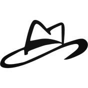 Resim Western Kovboy Hat Oto Özel Yeni Sticker 20 cm 