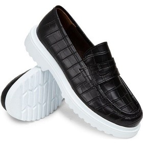 Resim Deery Siyah Kadın Loafer Ayakkabı - 01903zsyhp03 Siyah 