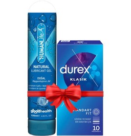 Resim Humanlife Doğal Kayganlaştırıcı Jel 125 ML + Durex Klasik Prezervatif 10'lu 